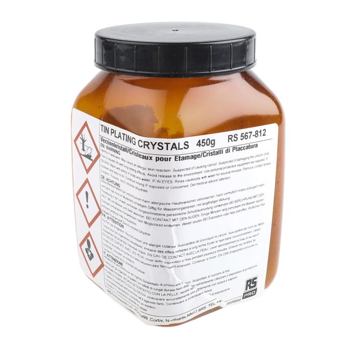 Tin Etching Chemical for Tin Plating in Crystals