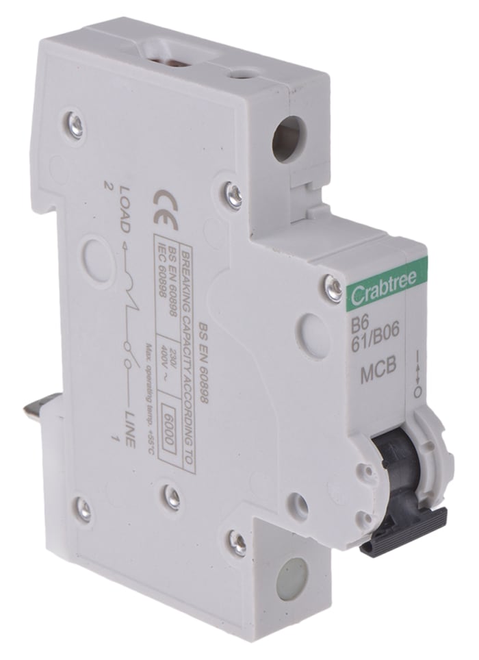 Crabtree MCB, 6A Curve B