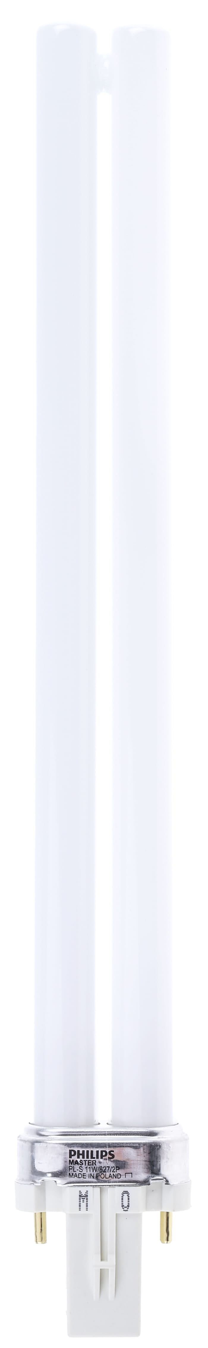 11PLS8272PINB Philips Lighting Philips Lighting G23 Twin Tube Shape CFL Bulb 11 W 2700K Warm White Colour Tone 570 650 RS Components