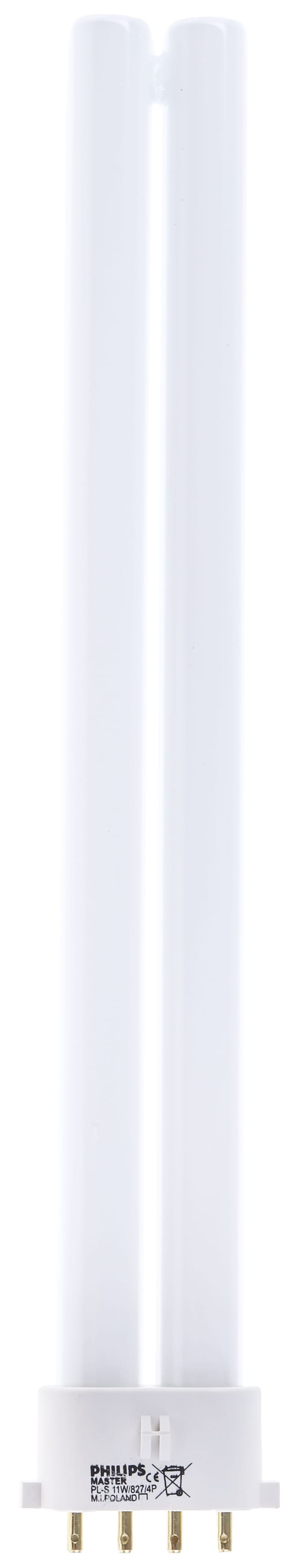 11PLS8274PINB Philips Lighting Philips Lighting 2G7 Twin Tube Shape CFL Bulb 11 W 2700K Warm White Colour Tone 570 694 RS Components
