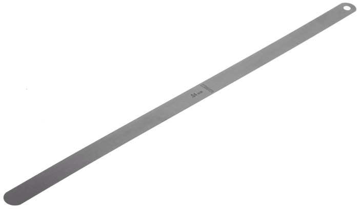 Starrett DY5172 Steel Feeler Gauge, Single Blade Blades