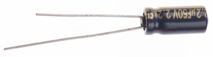 Condensateur électrolytique aluminium Panasonic série FC-A, Aluminium électrolytique 2.2μF, 50V c.c.
