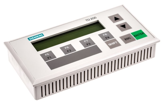 Siemens Backlit LCD HMI Terminal, Membrane Keyboard, 1 port, 24 V dc Supply