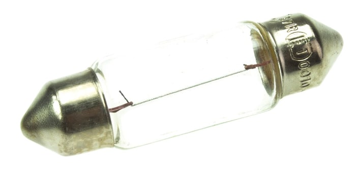 Osram SV8.5-8 Automotive Incandescent Lamp, Clear, 12 V
