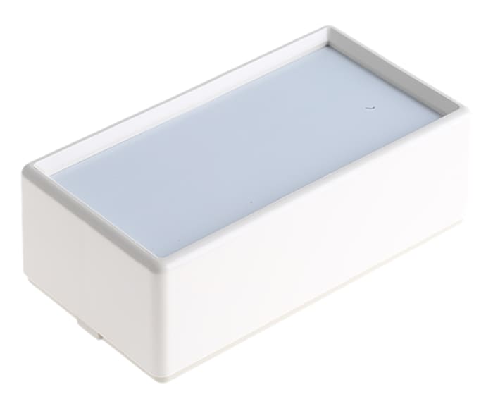 Boîtier d'instrumentation OKW Flat-Pack Case en ABS Blanc, dim. ext. 120 x 65 x 40mm