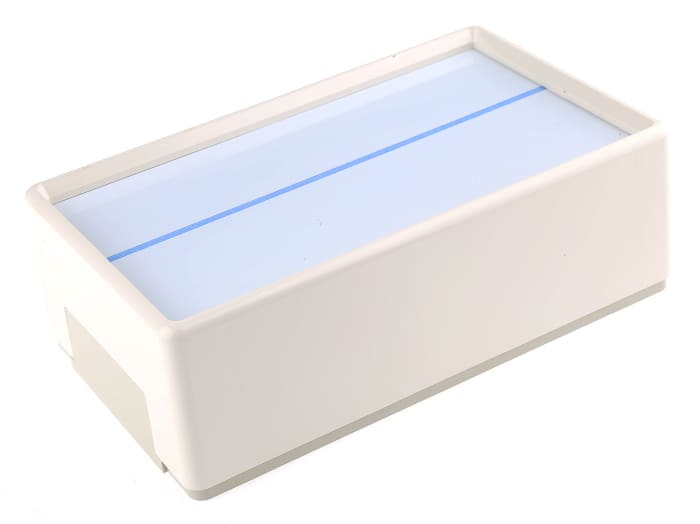 Boîtier d'instrumentation OKW Flat-Pack Case en ABS Blanc, dim. ext. 210 x 125 x 70mm
