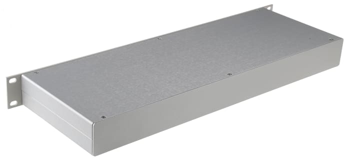 Boîtier rackable 19" RS PRO 1U, Dimensions 44 x 153mm Gris