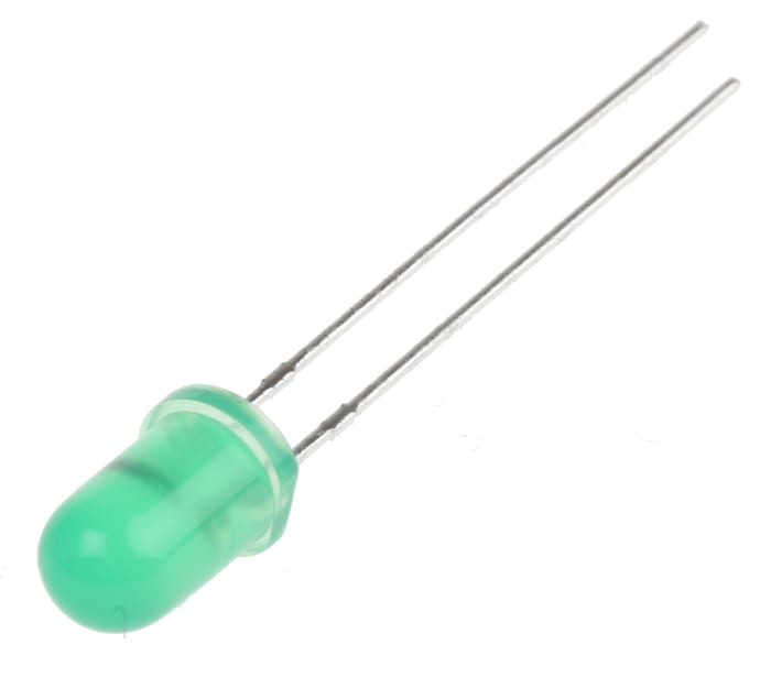 LED, řada: Blinking průchozí otvor barva Zelená 568 nm 30 mcd 14 V 60 ° Kingbright 5 mm (T-1 3/4)