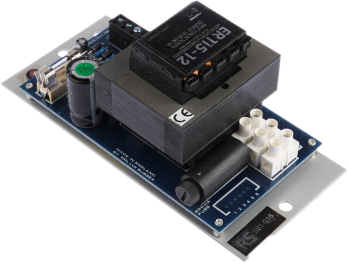 ERL Open Frame Linear Power Supply, 220 → 240V ac Input, 13.6V dc Output, 1A Output