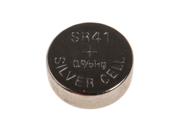 RS PRO SR41 Button Batteries, 1.55V, 7.9mm Diameter