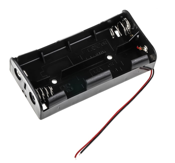 RS PRO C Battery Holder, Coil Spring Contact