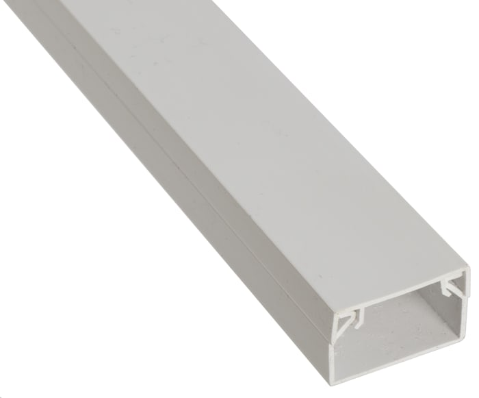 Schneider Electric EM White Mini Trunking - Closed Slot, W25 mm x D16mm, L3m, uPVC