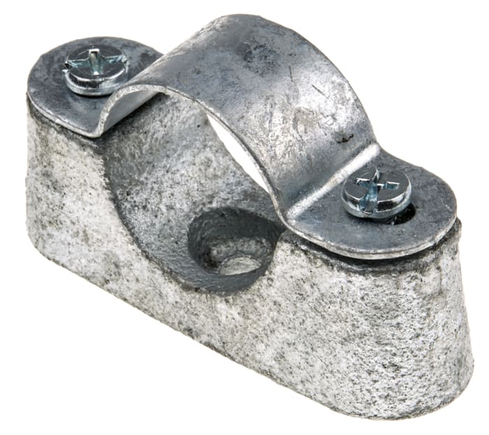 Clip serre-câbles RS PRO, Ø maximum 25mm, en Acier, type Clip de serre câble