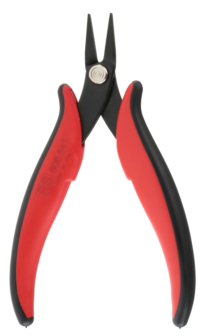 RS PRO Electronics Pliers, Flat Nose Pliers, 146 mm Overall, Straight Tip, 16mm Jaw