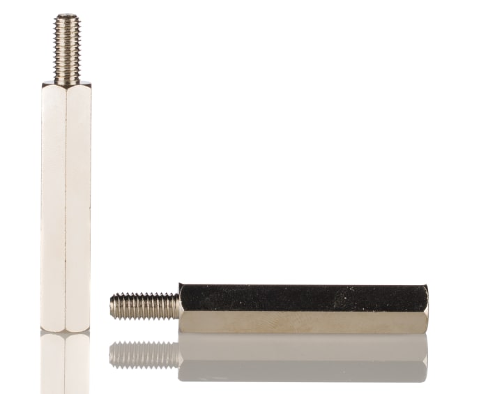 Entretoise filetée RS PRO, longueur 25mm, Mâle / Femelle, M3 x M3