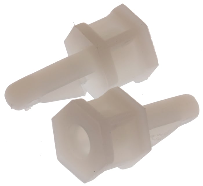 Pilar de Soporte para PCB Essentra TCBS 4 01, Nylon, diám. orificio 4mm, Base 7.9mm