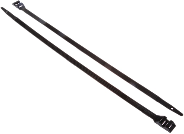 Serre-câble HellermannTyton LPH350, 355mm x 9 mm, Noir, en Polyamide 6.6 (PA66), x 100