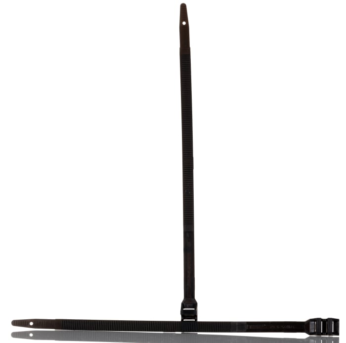 Serre-câble HellermannTyton LPH275, 265mm x 9 mm, Noir, x 100