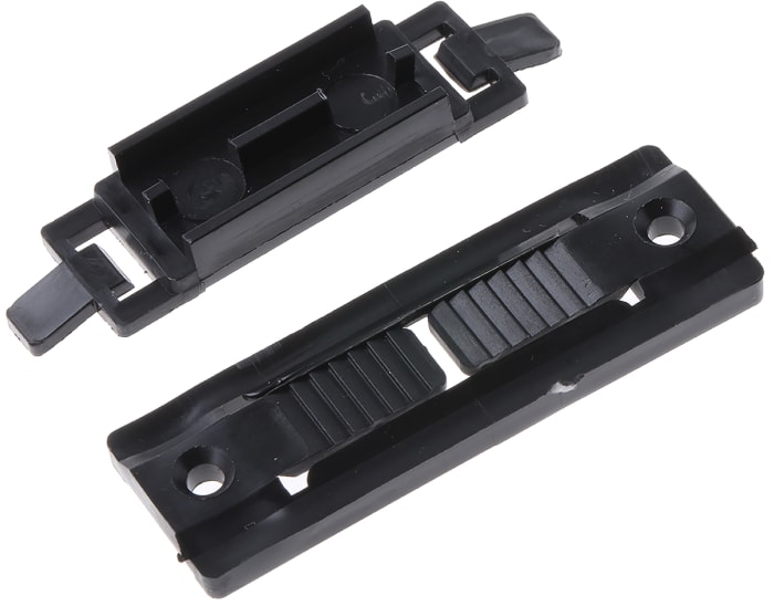 RS PRO Black PP Flat Cable Clamp