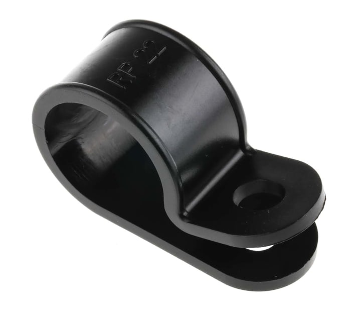 Plastic P Clips (Black)