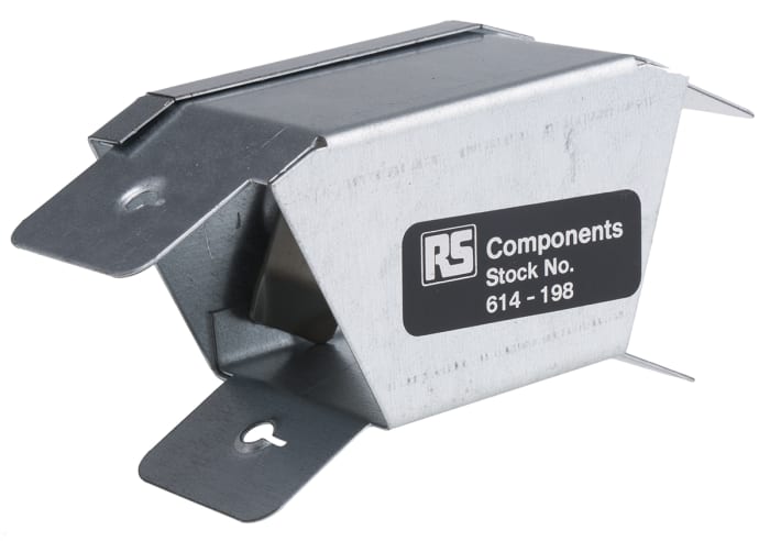 Accesorio para Canalización de Cable RS PRO, acero Galvanizado, Tapa Superior Acodada 45°, 50 x 50mm