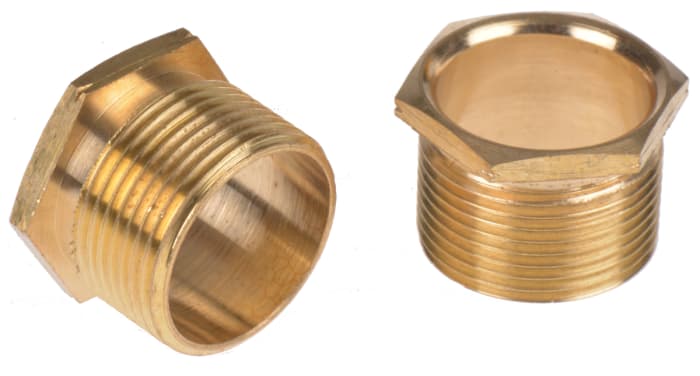 Metric Male Brass Bush - Remora Electrical Limited