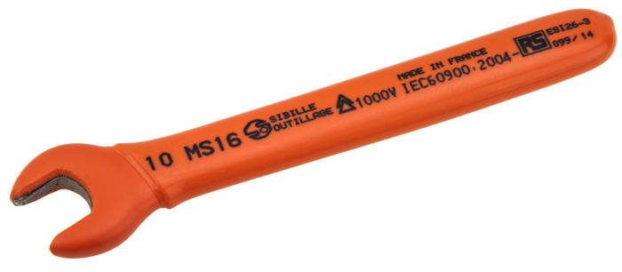 Penta Single Ended Open Spanner, 10mm, Metric, VDE/1000V