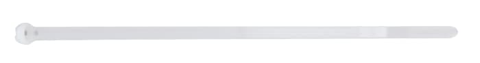 Serre-câbles Thomas &amp; Betts Ty-Rap, 185.67mm x 4.83 mm, Blanc, en Nylon 66, x 100