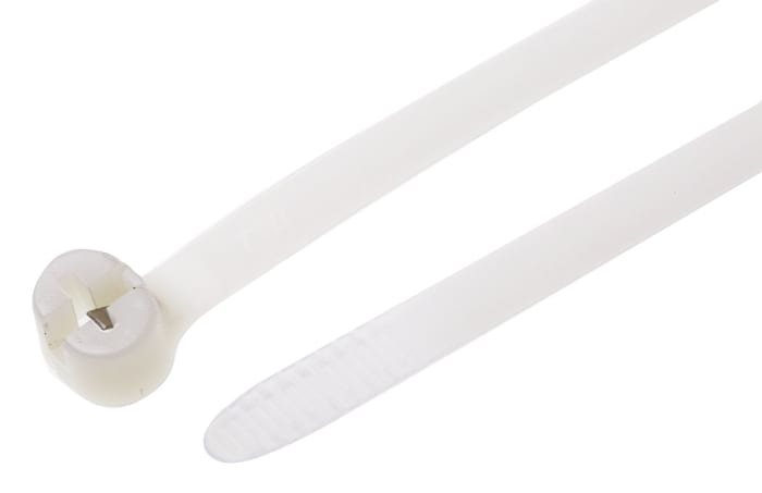 Serre-câbles Thomas &amp; Betts Ty-Rap, 340.36mm x 6.86 mm, Naturel, en Nylon 66, x 50