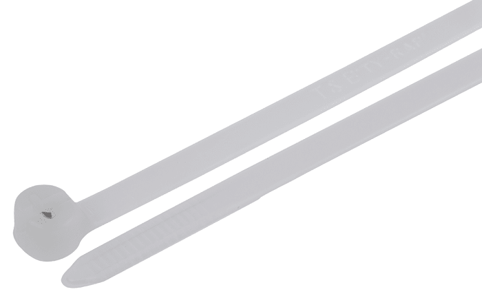 Serre-câbles Thomas &amp; Betts Ty-Rap, 360.68mm x 4.83 mm, Naturel, en Nylon 66, x 100