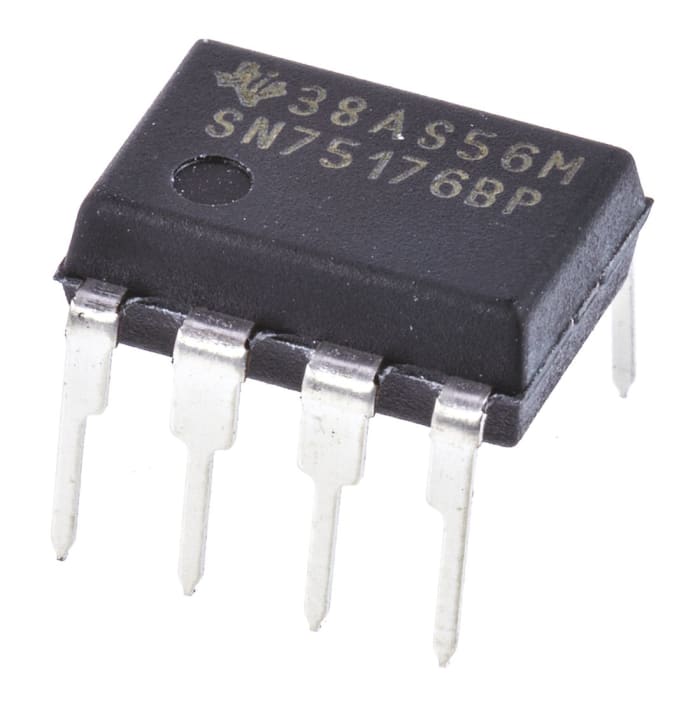 Texas Instruments SN75176BP Line Transceiver, 8-Pin PDIP