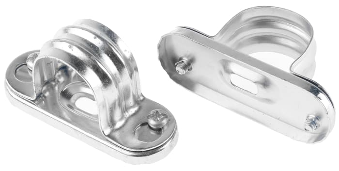 RS PRO Steel Saddle Clamp, 25mm Max. Bundle