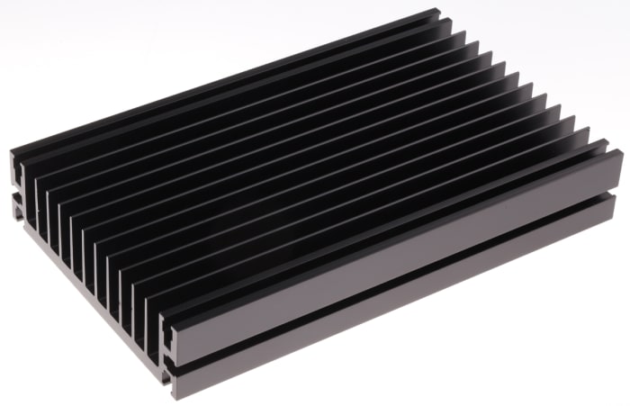 Heatsink, Universal Rectangular Alu, 0.63K/W, 250 x 150 x 40mm