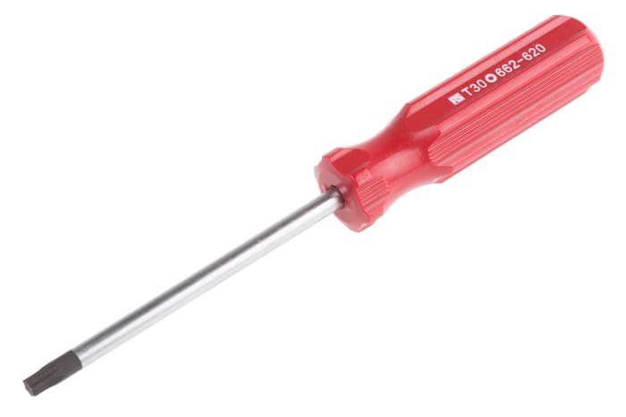 RS PRO Torx Screwdriver, T30 Tip, 100 mm Blade