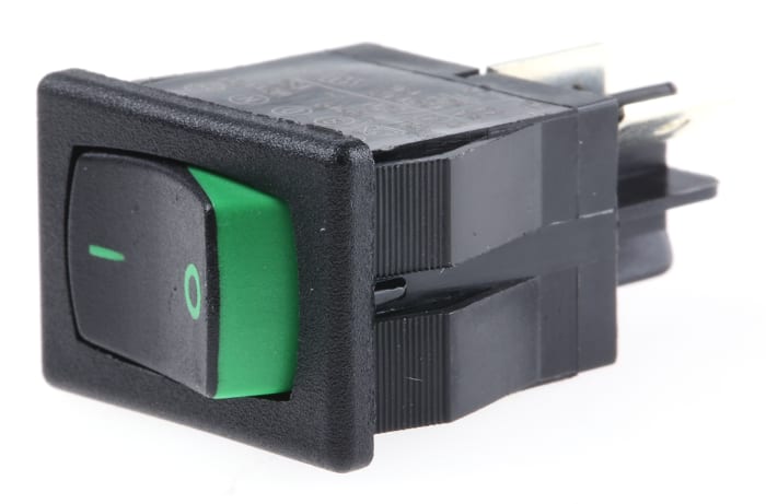 Carlingswitch SPST, On-Off Rocker Switch Panel Mount