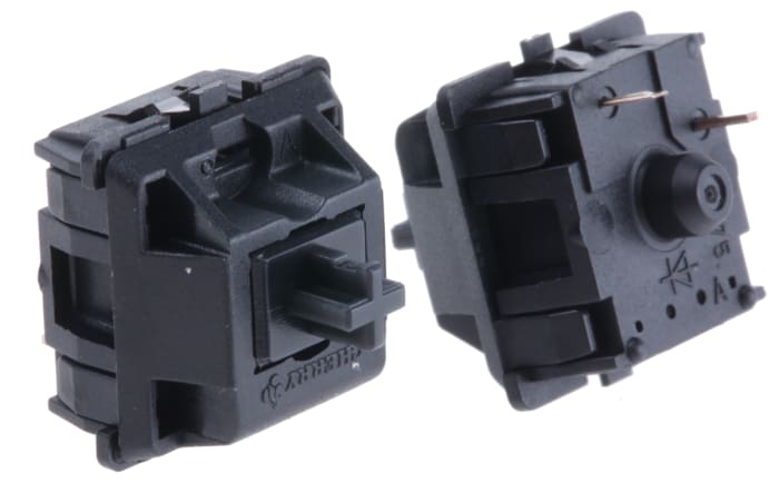 SPST Keyboard Switch, 10 mA @ 12 V ac, -10 → +70°C
