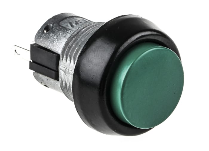 ITW Switches 76-94 Series Push Button Switch, Momentary, Panel Mount, 22mm Cutout, SPDT, Clear LED, 250V ac, IP67