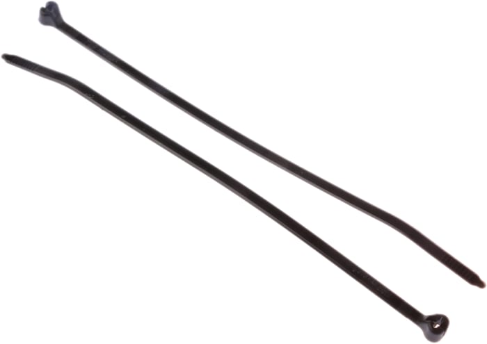 Thomas & Betts Cable Tie, Weather Resistant, 139.7mm x 3.56 mm, Black Nylon, Pk-100