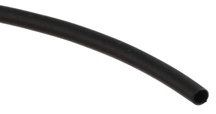 Gaine thermorétractable RS PRO, Diam. 1.6mm, Long. 25m, Rétreint 2:1, Noir