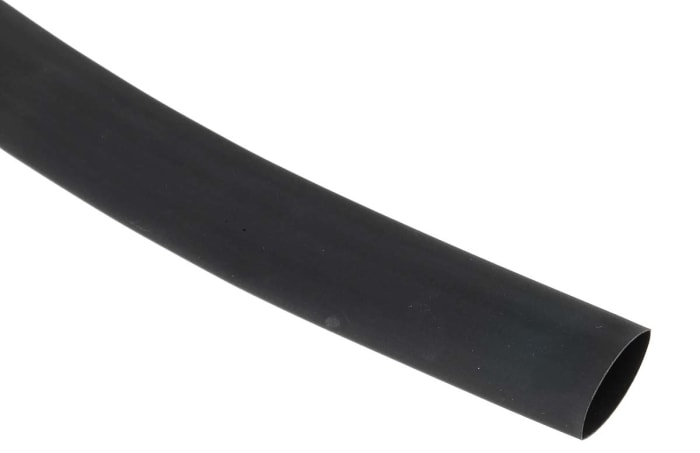 Gaine thermorétractable RS PRO, Diam. 12.7mm, Long. 10m, Rétreint 2:1, Noir