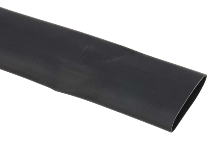 Gaine thermorétractable RS PRO, Diam. 19.1mm, Long. 6m, Rétreint 2:1, Noir