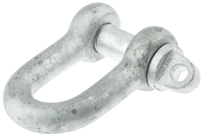 RS PRO D-Shackle, Zinc Plated Steel, 3.5t