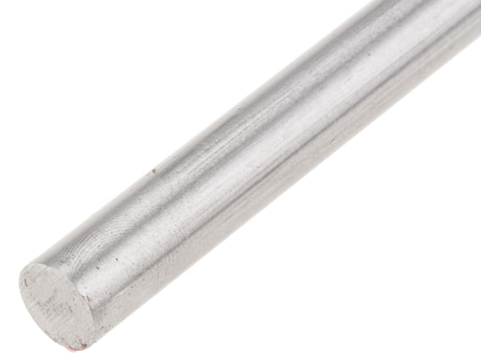 RS PRO Silver Steel Rod 3/8in Diameter, 330mm L