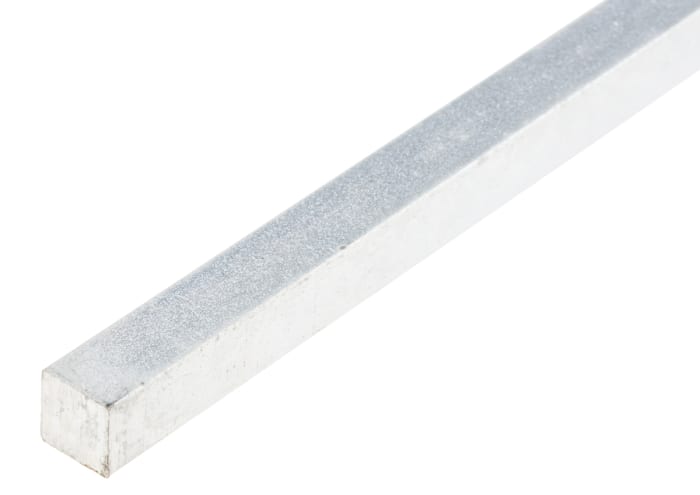Barre Carrée Clavette acier, diam. 1/4pouce, l. 1/4pouce H. 1/4pouce, L 330mm