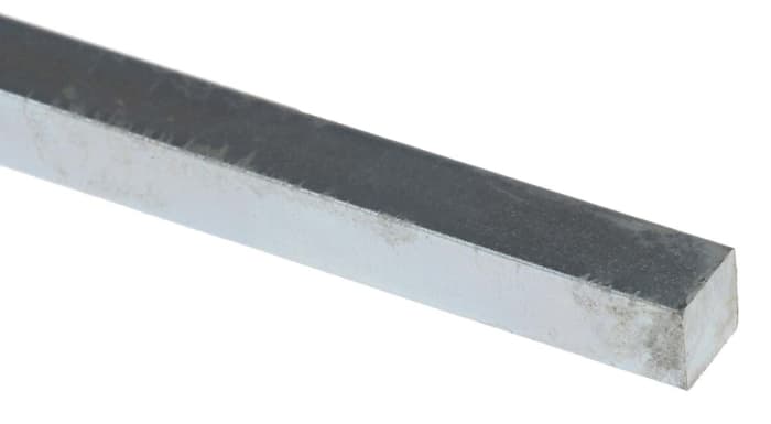 Kovová tyč Tyč se čtvercovým průřezem, 6mm, délka: 330mm, šířka: 6mm 6mm, Ocel na klíny