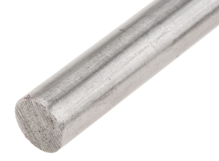RS PRO Silver Steel Rod 12mm Diameter, 330mm L