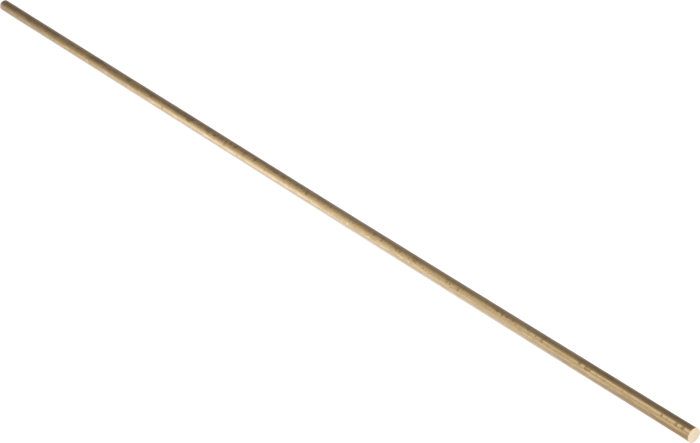 RS PRO Brass Rod 6mm Diameter, 500mm L