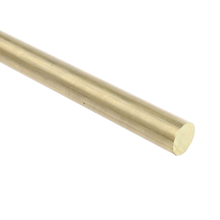 RS PRO Brass Rod 18mm Diameter, 500mm L