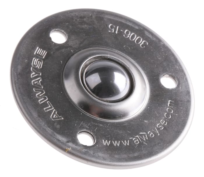 ALWAYSE Ball Transfer Unit with 19mm diameter Stainless Steel ball