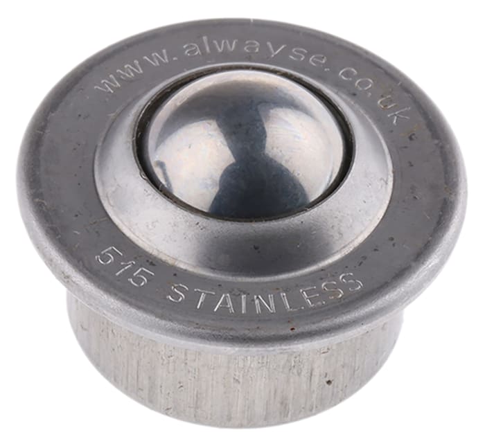 Bille porteuse en Acier inoxydable ALWAYSE, diam. 15mm, charge max. 35kg